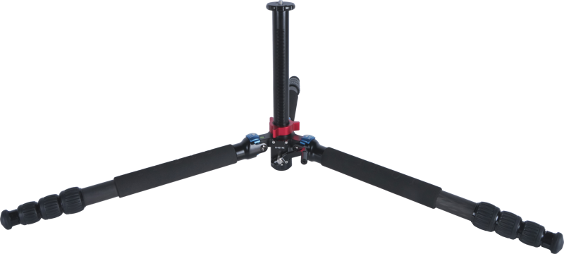 precision measuring devices or working in the studio. The center column is gear-driven for precise positioning and has a locking collar.Tripod legs are made of 10 layers of 100% carbon to provide extra stiffness
