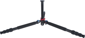precision measuring devices or working in the studio. The center column is gear-driven for precise positioning and has a locking collar.Tripod legs are made of 10 layers of 100% carbon to provide extra stiffness
