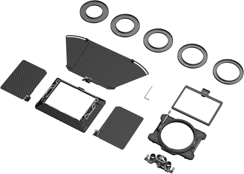 SMALLRIG 3641 Lightweight Multifunctional Modular Matte Box (114mm) Basic Kit