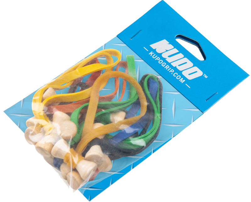 KUPO Elastic Cable tie 5" -10pcs Mixed color