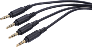 SARAMONIC Cable SR-C2019 Dual 3.5mm TRS Male to Four 3.5mm TRS Male Cable