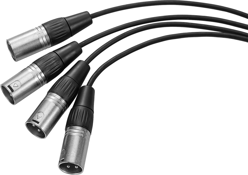 SARAMONIC Cable SR-C2020 Dual 3.5mm TRS Male to Four XLR Male Cable (SR-C2020)