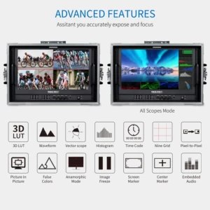 15.6" SEETEC ATEM156S-CO Carry-on Flight Case Monitor w. SDI