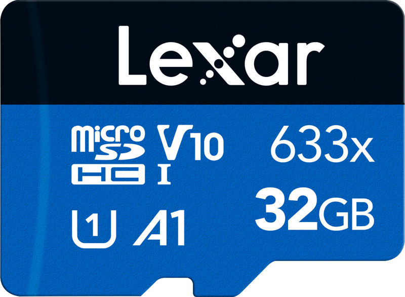 LEXAR microSDHC 633x UHS-I/A1/U3/10 R95/no adap (V10) 32GB