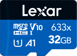 LEXAR microSDHC 633x UHS-I/A1/U3/10 R95/no adap (V10) 32GB