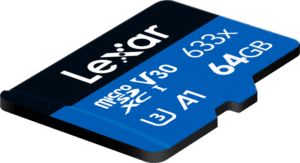 LEXAR microSDXC 633x UHS-I/A1/U3/10 R95/no adap (V30) 64GB