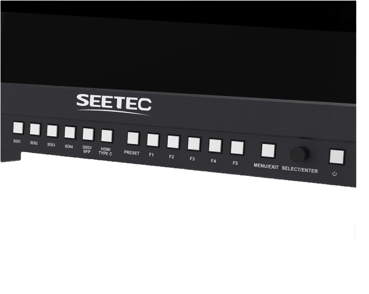 23.8" SEETEC 12G238F 4K/8K Broadcast HDR Monitor 12G-SDI HDMI UltraHD