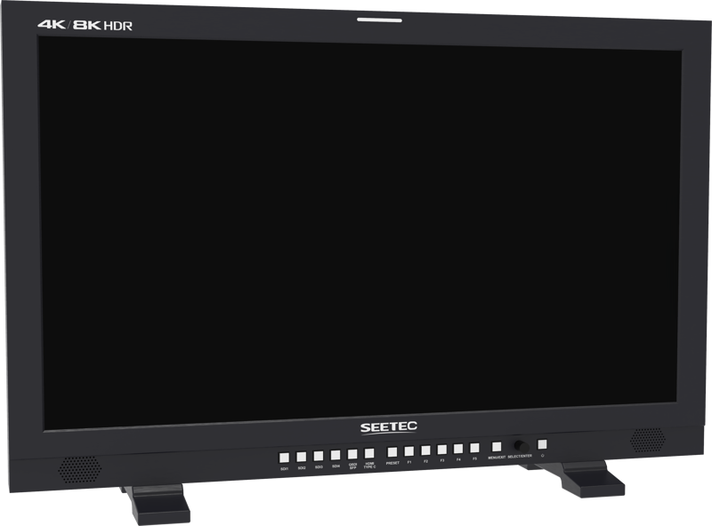 27" SEETEC 12G270F 4K/8K Broadcast Production HDR Monitor 12G-SDI HDMI