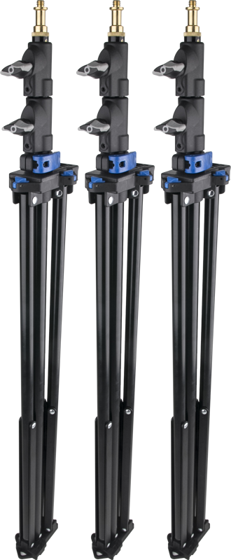 KUPO 080AC Midi Click Light Stand-3 Pack kit