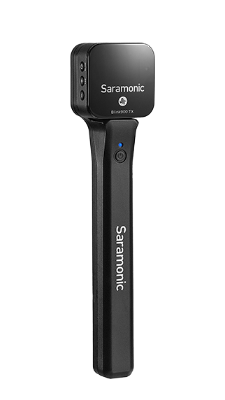 and users can turn the Blink900 transmitter into a handheld microphone