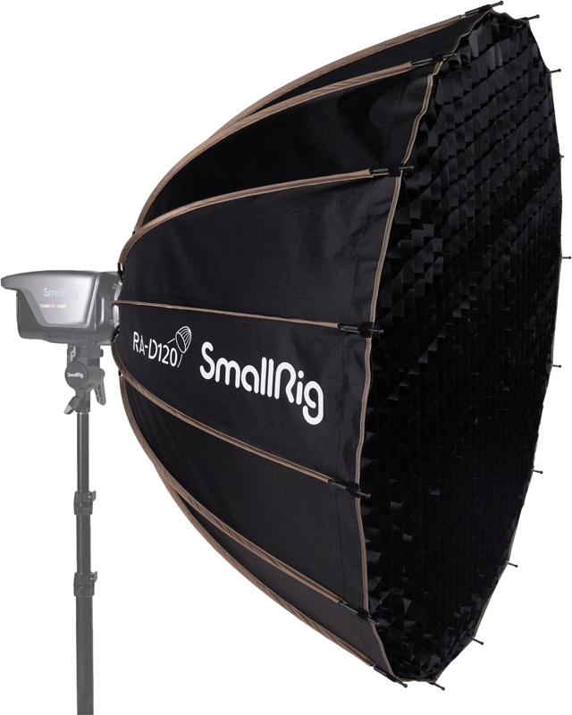 which can increase the times of light reflections (increase the illuminating surface and light softness) and produce softer light