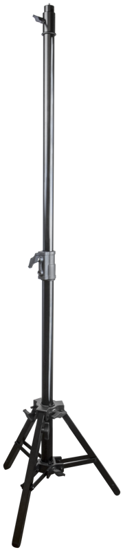 the Kupo 360 Spherical Camera stand features a small footprint with a telescopic pole mimized the view obstruction in different stature of shooting in 360.