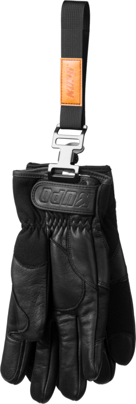 KUPO Glove Strap Alligator Clip & Brown Label