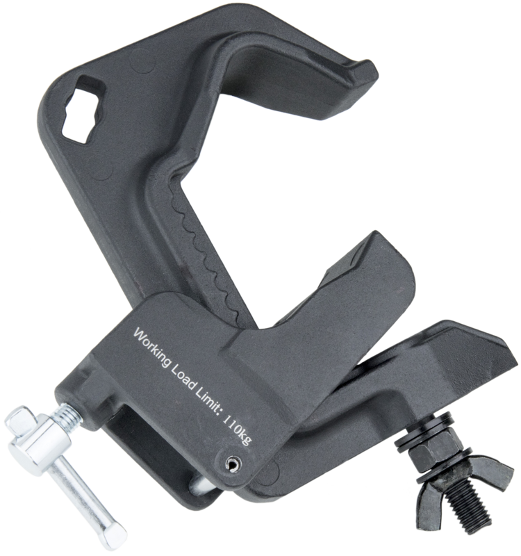 KUPO KCP-151 Ratcheting Jaw C Clamp With M12 Bolt & Nut