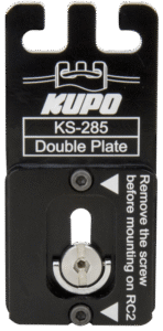 KUPO KS-285 Double Plate( Quick Release Plate For Arca-Swiss & Rc2 )