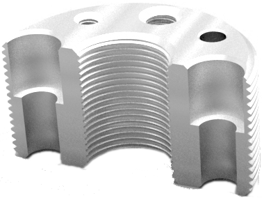 KUPO KS-689 Mitchel Threaded Collar w/ Counter Sunk Hole