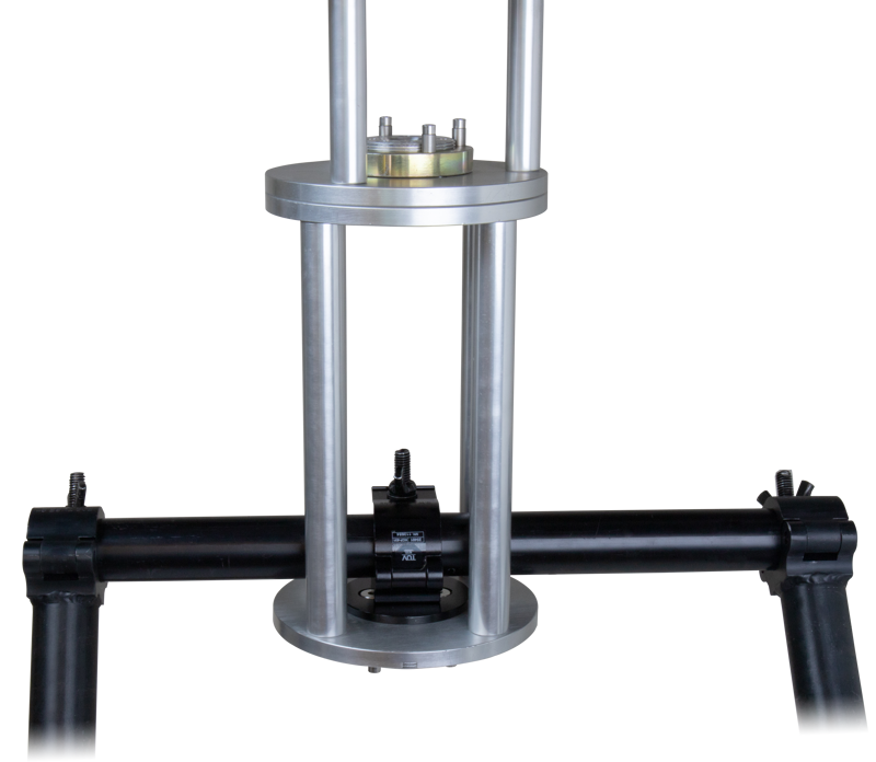 KUPO KS-696 Mitchell Mount With 2" Coupler Collar Castle & Nut