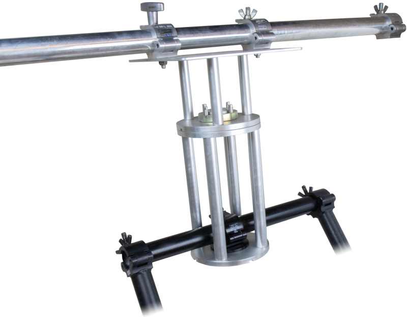 KUPO KS-696 Mitchell Mount With 2" Coupler Collar Castle & Nut