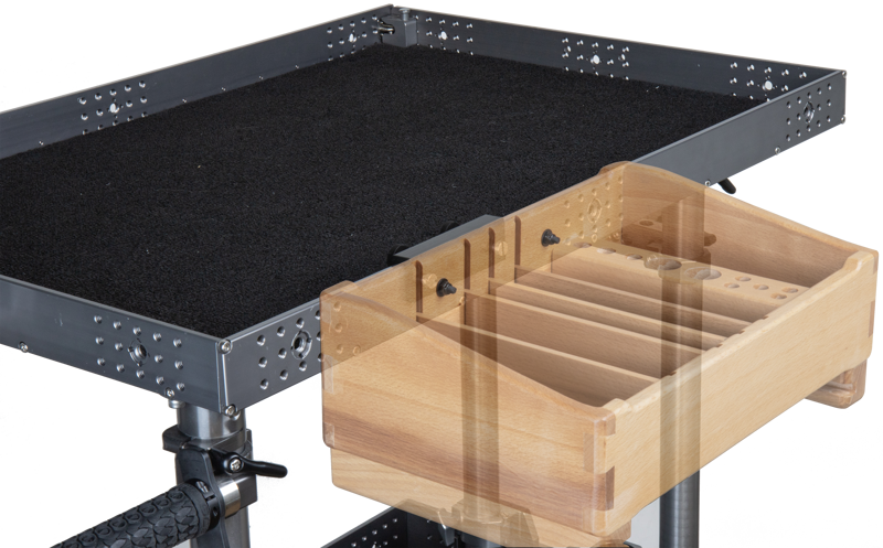 KUPO KS-766 Camera Cart Extension Acc. Front Box Holder For Max 6mm