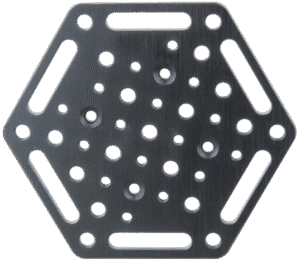 KUPO KS-0406 Hex Cheese Plate For 6" Suction Cup