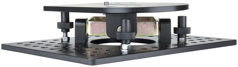 KUPO KSC-160 4 Way Leveling Cam Mount w/ 3/8" Slot-Blk