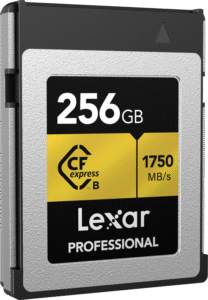 this card enables seamless video recording from start to finish.