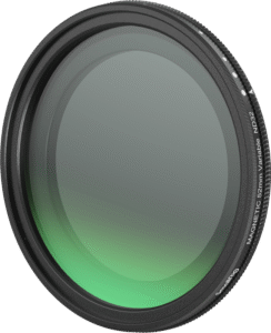 thereby balancing the exposure time. Its inner polarizer magnetically mounts to the SmallRig filter adapter ring via a bottom locating ring