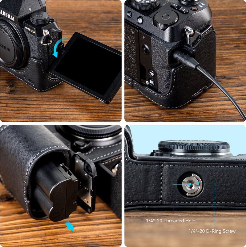 SMALLRIG 4232 Camera Leather Case for Fujifilm X-S20