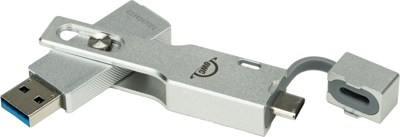 OWC Envoy Pro mini thumb drive profile SSD with lanyard (USB/USB-C) 500GB
