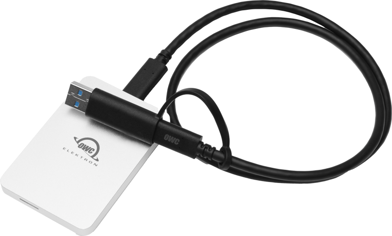 OWC Envoy Pro Elektron ultra compact USB-C 10Gb/s, R1000/W1000 (IP67, Dust & water resistant) 500GB