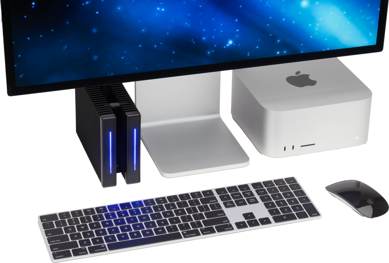 and achieve speeds that outperform other 2-Blade and 4-Blade RAID enclosures with 1.0TB to 32.0TB + SSD Options