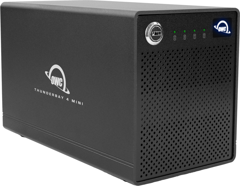OWC ThunderBay 4 mini ProGrade 4-DriveTB3 Mac/Win(2xTB3 Ports,w/Softraid RAID 0/1/4/5/1+0) 16TB