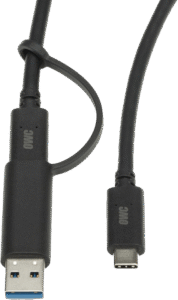 OWC USB-C to C & A with Tethered USB-A adapter 0.6 Meter