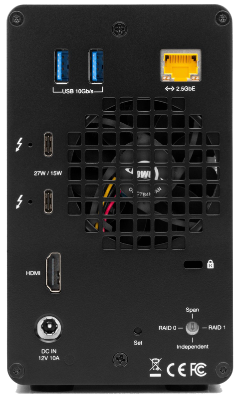 OWC Gemini Thunderbolt 3 Dual drive Hardware RAID Storage & Docking Enclosure
