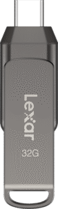 LEXAR JumpDrive Dual Drive D400 Type-C/Type-C & Type-A, up to 100MB/s read (USB 3.1) 32GB