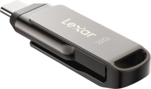 LEXAR JumpDrive Dual Drive D400 Type-C/Type-C & Type-A, up to 100MB/s read (USB 3.1) 32GB