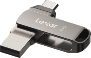 LEXAR JumpDrive Dual Drive D400 Type-C/Type-C & Type-A, up to 130MB/s read (USB 3.1) 64GB