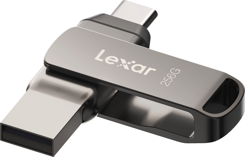 LEXAR JumpDrive Dual Drive D400 Type-C/Type-C & Type-A, up to 130MB/s read (USB 3.1) 256GB