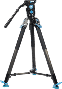 which is Quick and Sturdy! Kit includes the Sirui Tripod SVT-75 Pro and the Sirui Fluid Head SVH15