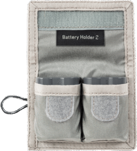 THINK TANK Battery Holder 2 (Wallet 2 standard DSLR or Mirrorless Batteries) Grey