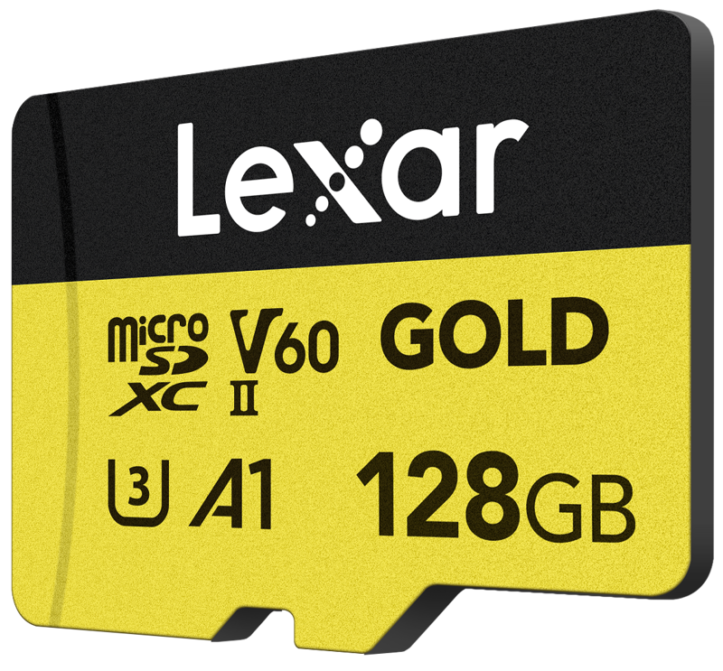 LEXAR microSDXC GOLD UHS-II/C10/A1/U3 R280/W100 (V60) 128GB