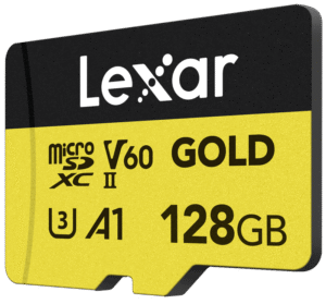 LEXAR microSDXC GOLD UHS-II/C10/A1/U3 R280/W100 (V60) 128GB