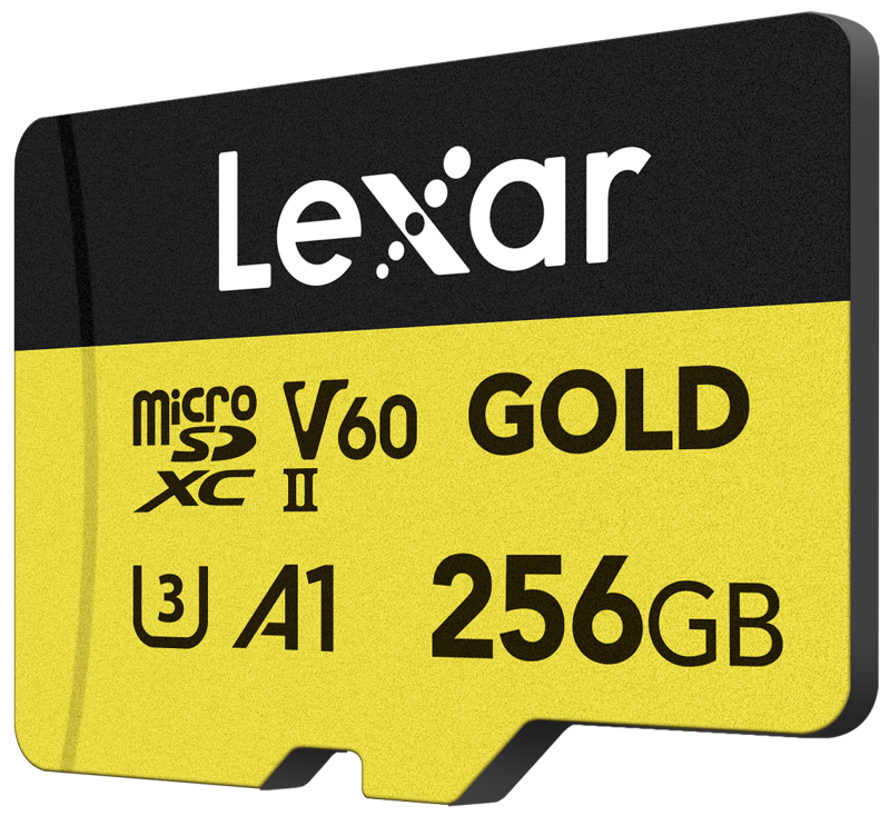 LEXAR microSDXC GOLD UHS-II/C10/A1/U3 R280/W180 (V60) 256GB