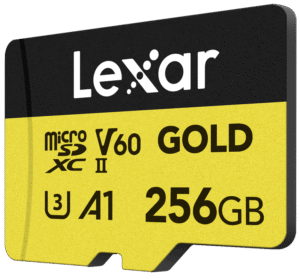 LEXAR microSDXC GOLD UHS-II/C10/A1/U3 R280/W180 (V60) 256GB