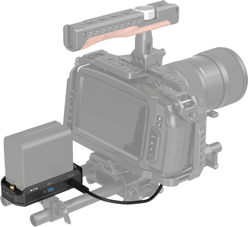 BMPCC 4K / 6K / 6K Pro and various mirrorless cameras which use LP-E6NH Battery