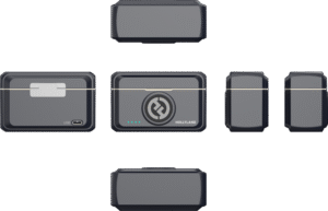 HOLLYLAND Lark M2 Combo - Wireless Lavalier Microphone (Duo, Shine Charcoal)