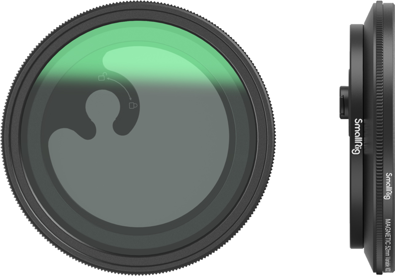 including a filter and an M-mount magnetic adapter.