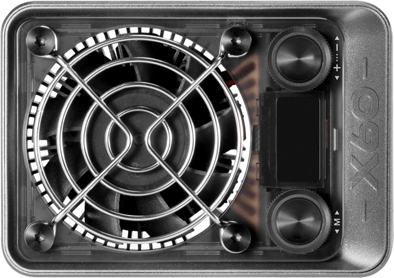 harmonizes industrial chic with cutting-edge cooling tech