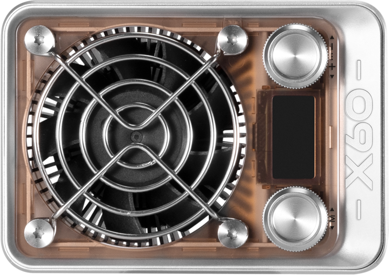 harmonizes industrial chic with cutting-edge cooling tech