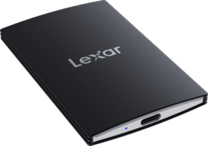 solid aluminum unibody construction that easily fits in the palm of your hand. It also comes with Lexar DataShield 256-bit AES encryption software to keep your files secure and is compatible with most computers